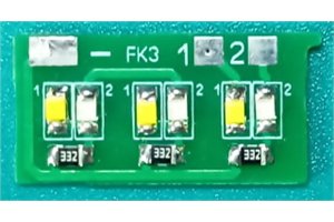 FK3 basetta illuminazione smeter